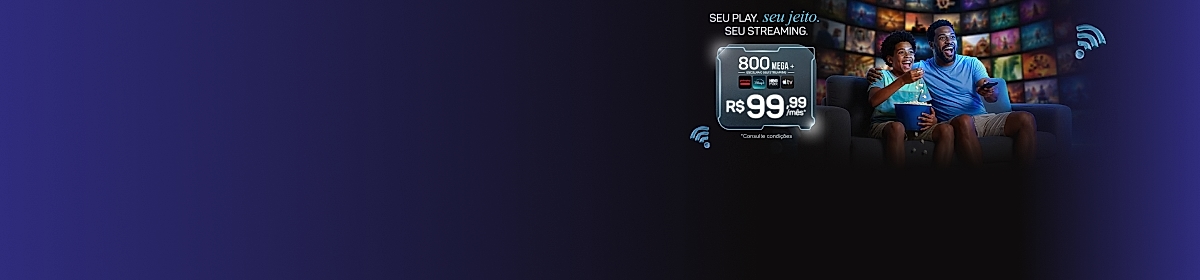 Imagem promocional da Valenet com destaque para internet fibra óptica